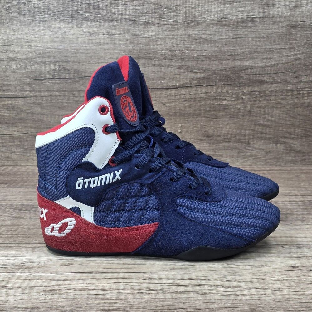 Otomix Stingray Escape Men's 6 Women's 7.5 Blue Red Weightlifting Shoes F3000